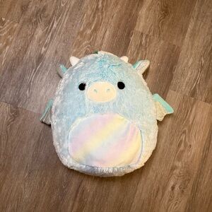 Squishmallows Blue and Pastel Stuffed Animal